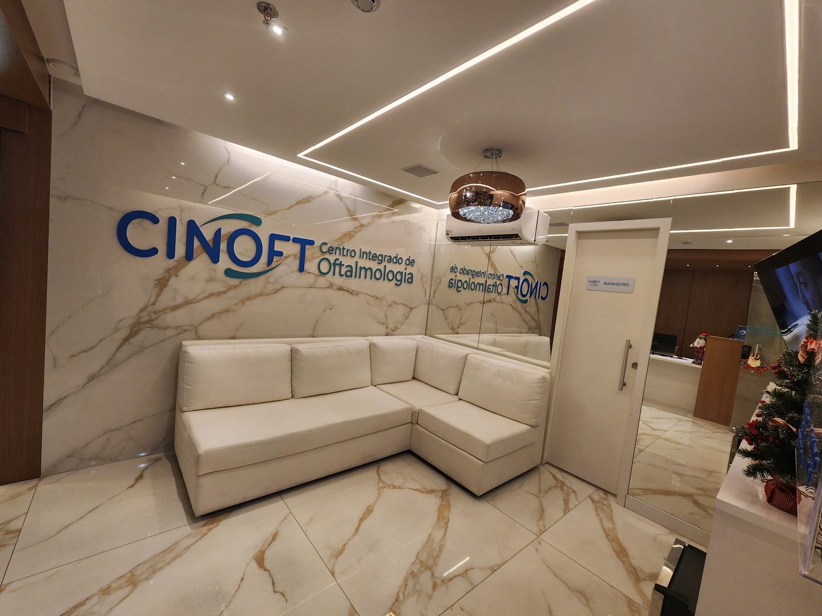 Recepção da Clínica Cinoft